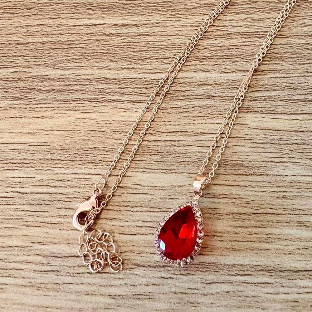 Unbranded Women's Gold and Red Jewellery